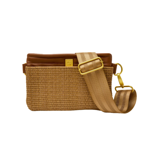 BUM BAG SAND DUNE RAFFIA