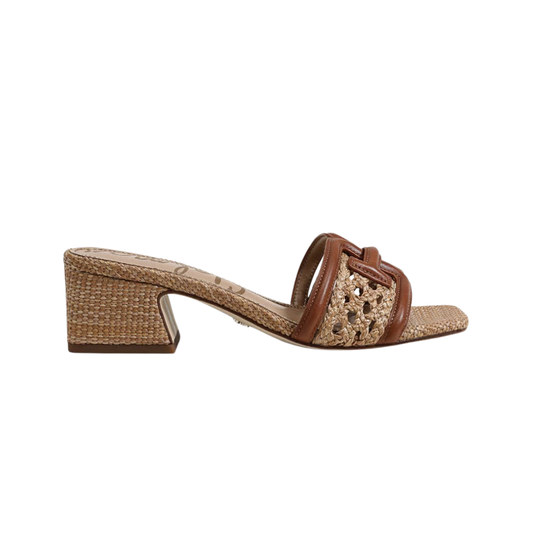 WAYLON WEAVE SANDAL COGNAC