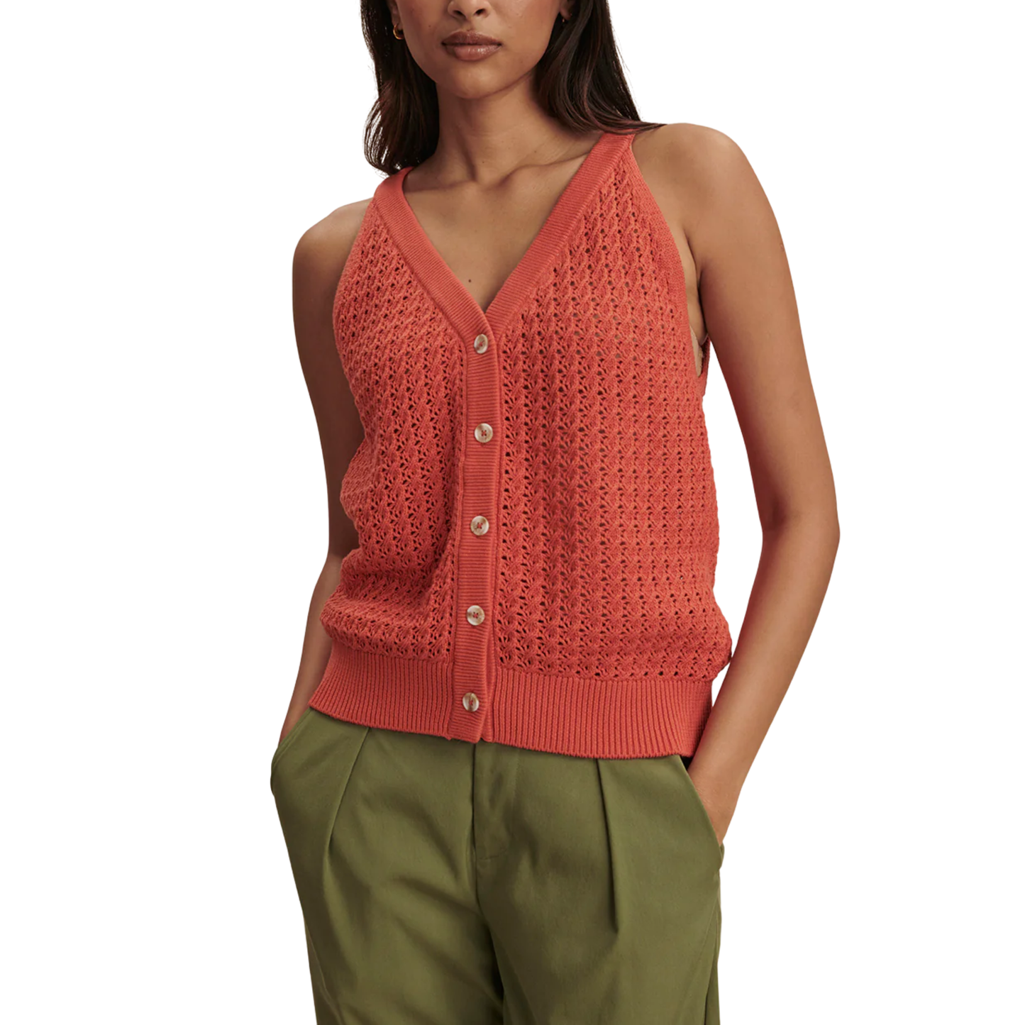 ALESSIA KNIT TANK TOP SUMMER FIG