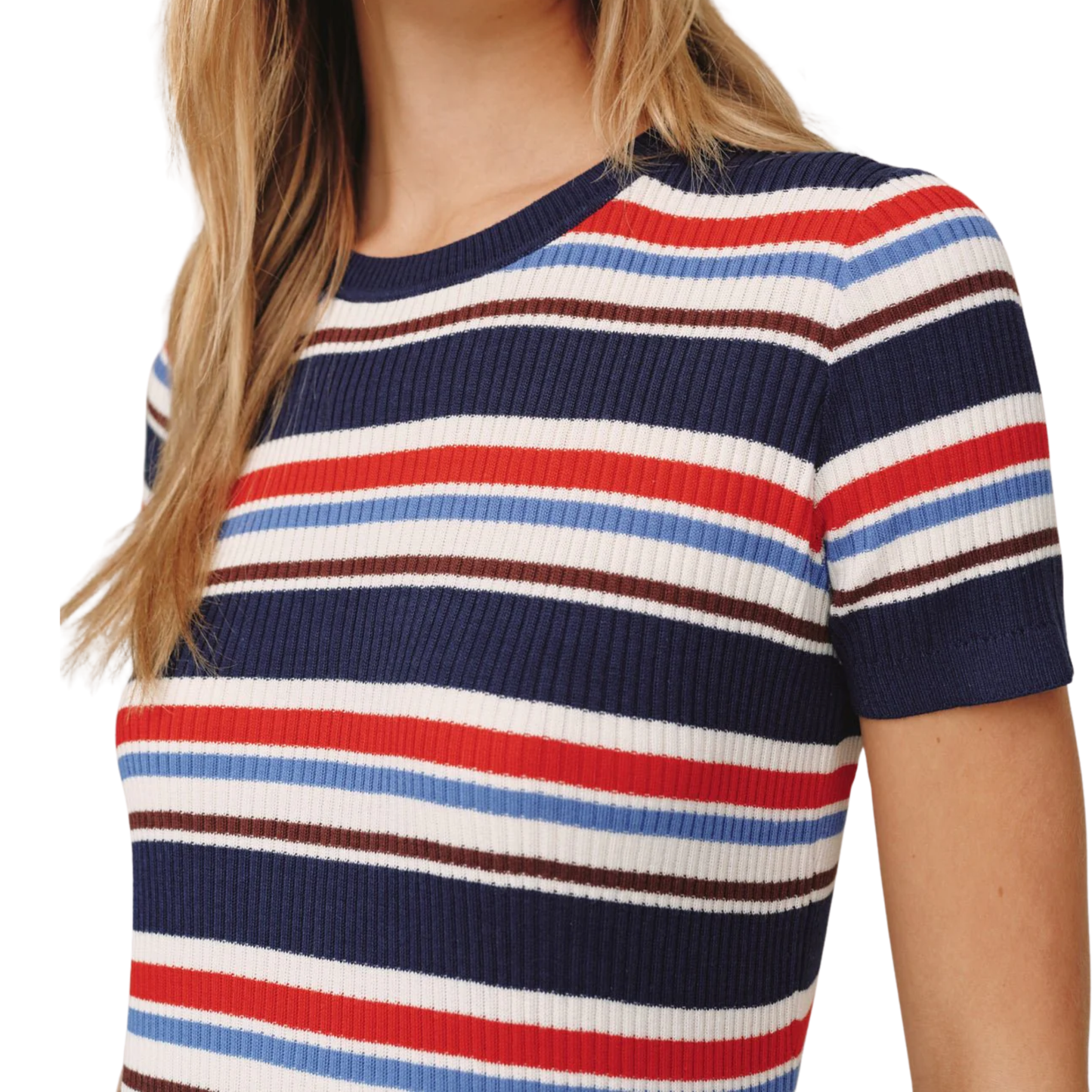 STRIPE TEE DRESS SEASIDE STRIPE