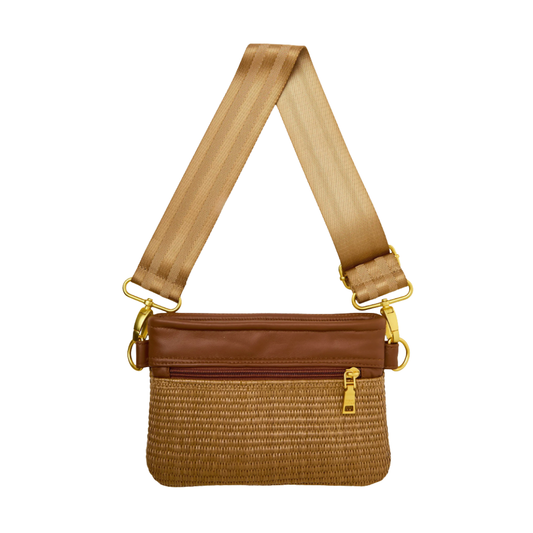 BUM BAG SAND DUNE RAFFIA