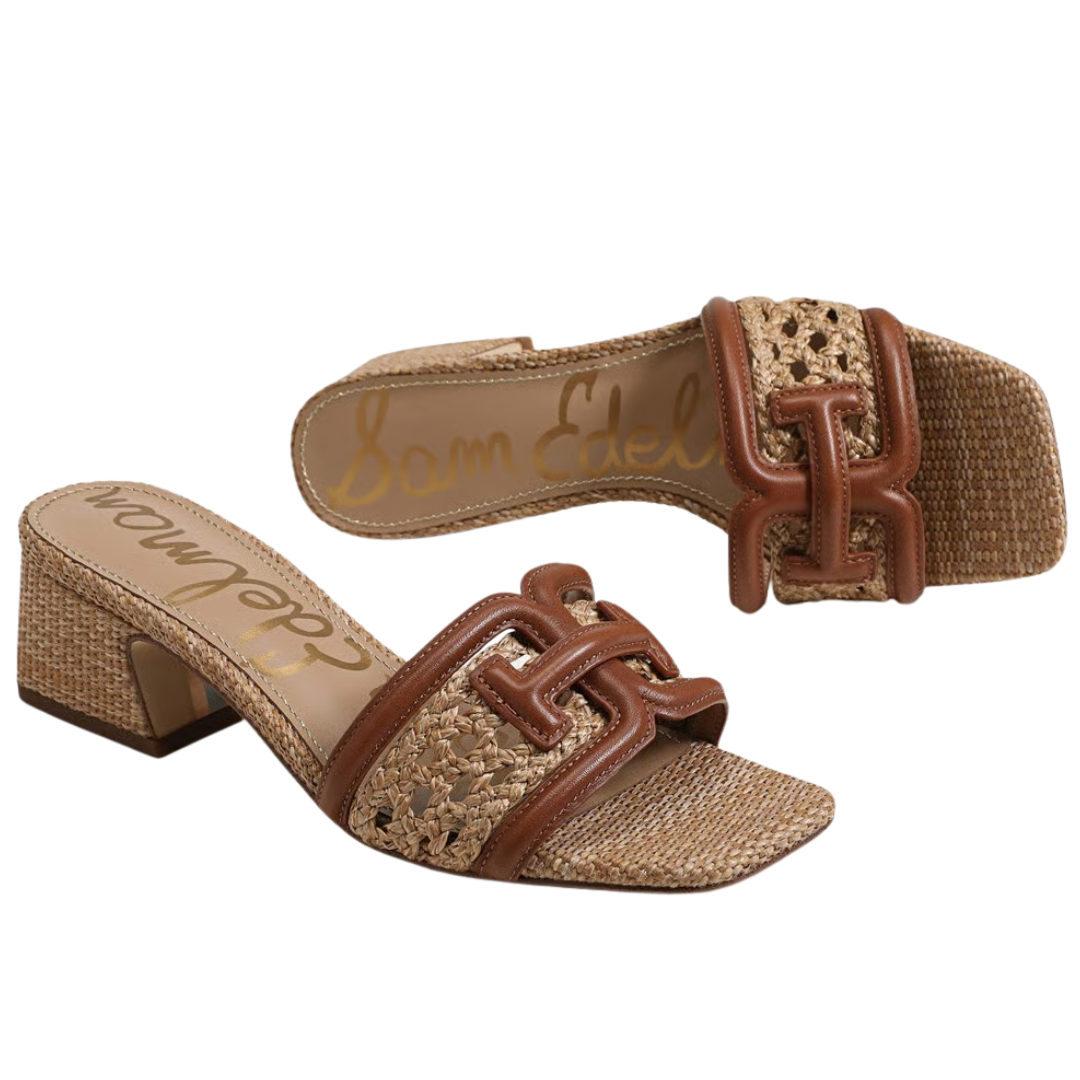WAYLON WEAVE SANDAL COGNAC
