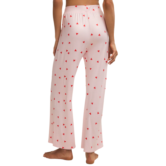 LUXE HEART PANT PINK MARSHMELLOW