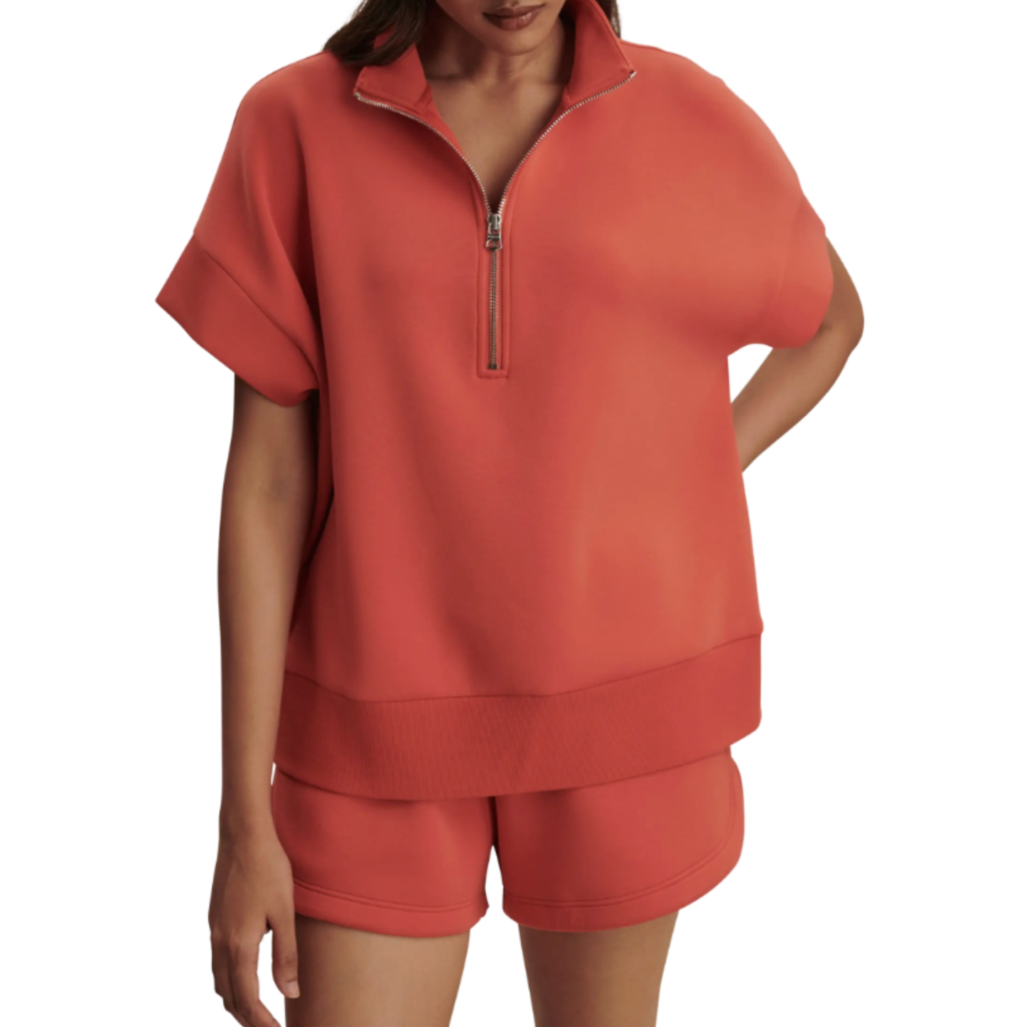 RITCHIE SHORT SLEEVE SWEATSHIRT SUMMER FIG