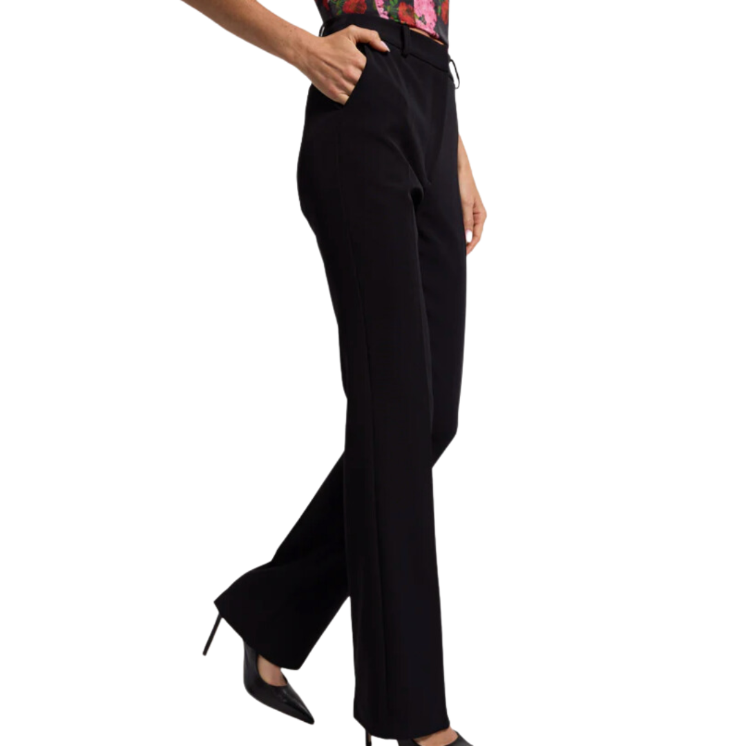 LYNETTE CREPE PANT BLACK