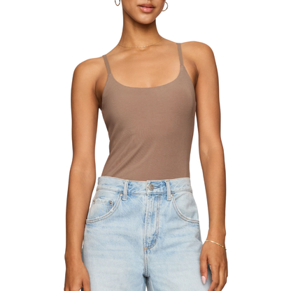 SECOND SKIN CAMI DESERT TAUPE
