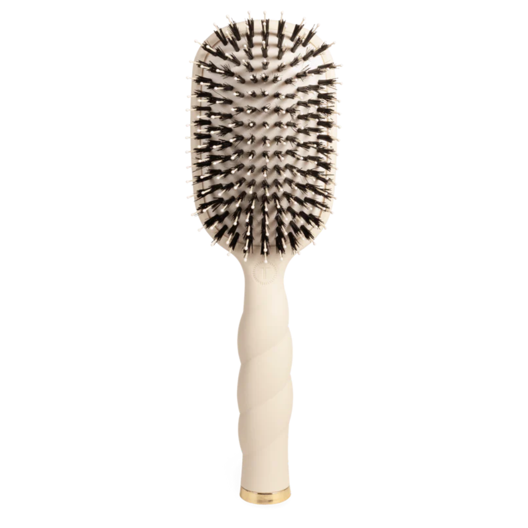 BOAR BRISTLE BRUSH - THICK HAIR TAN