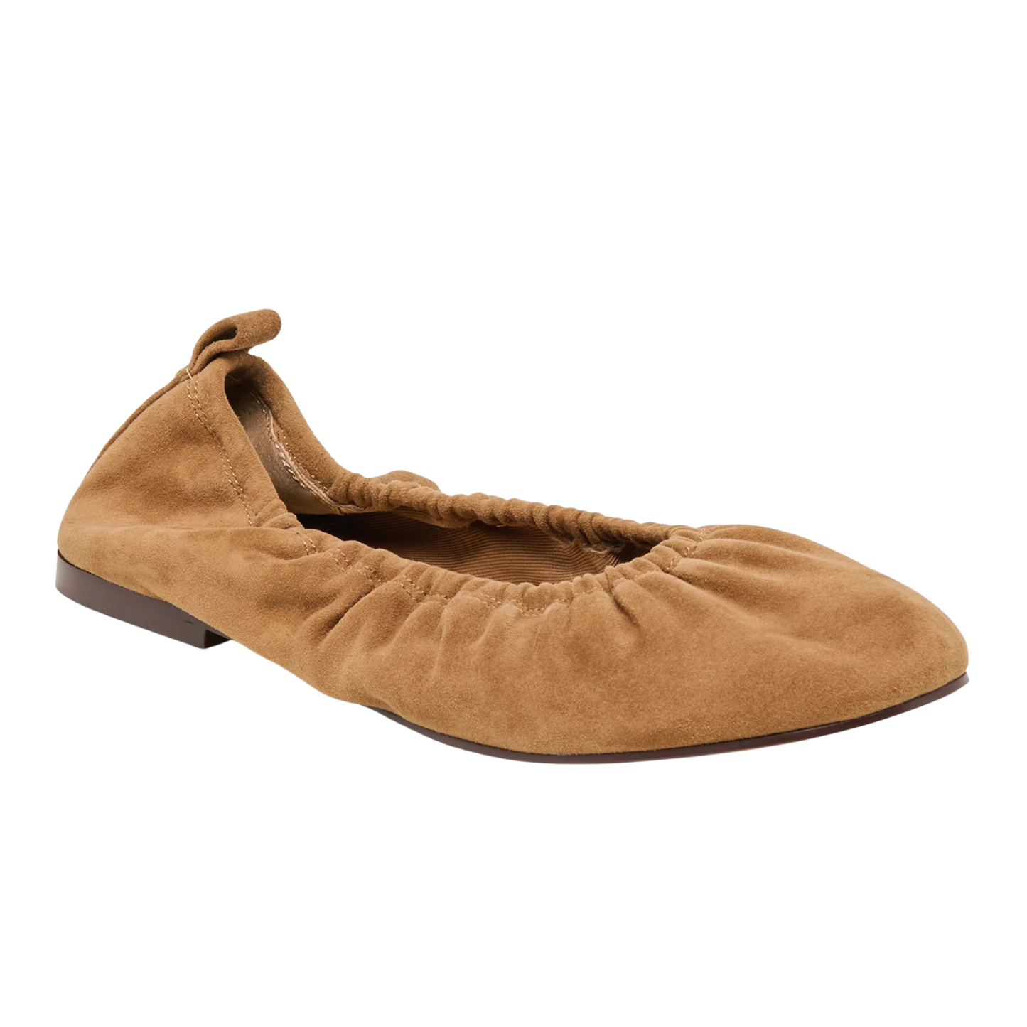 CONRAD BALLET FLAT BROWN SUEDE