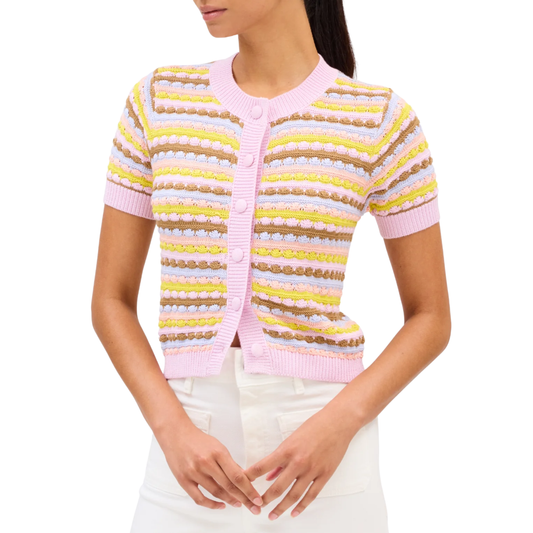 SPRING ADELLE CARDIGAN ORCHID