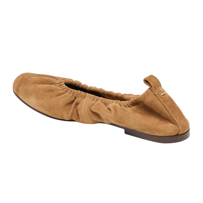 CONRAD BALLET FLAT BROWN SUEDE