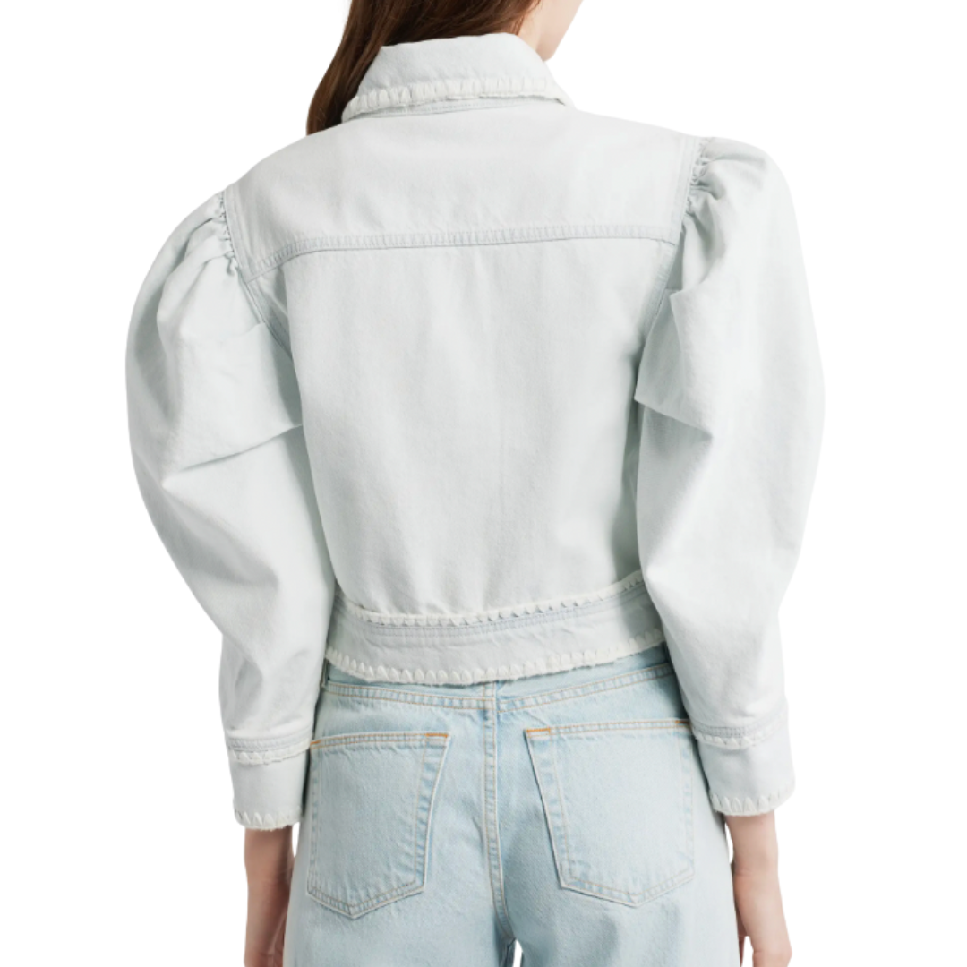DENIM CROCHET JACKET