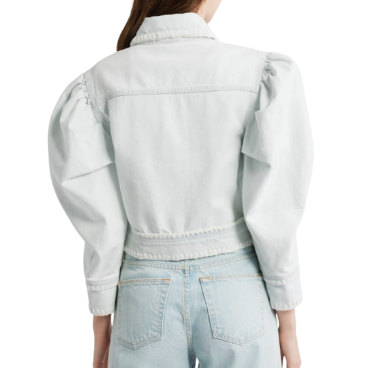 DENIM CROCHET JACKET