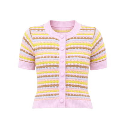 SPRING ADELLE CARDIGAN ORCHID