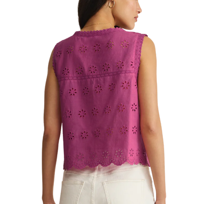DARCY TOP BERRY BLUSH