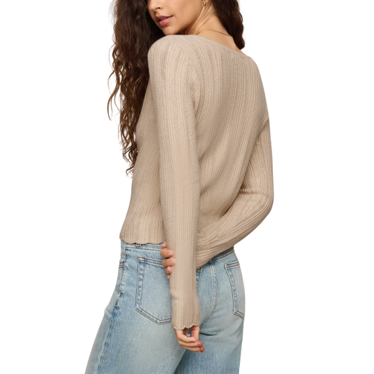 LANDA SWEATER TOP NATURAL