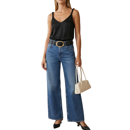 CLASSIC V-NECK TANK TOP BLACK