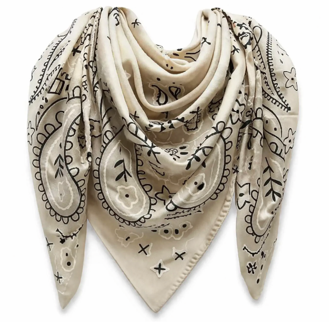 VERA BANDANA SCARF BEIGE