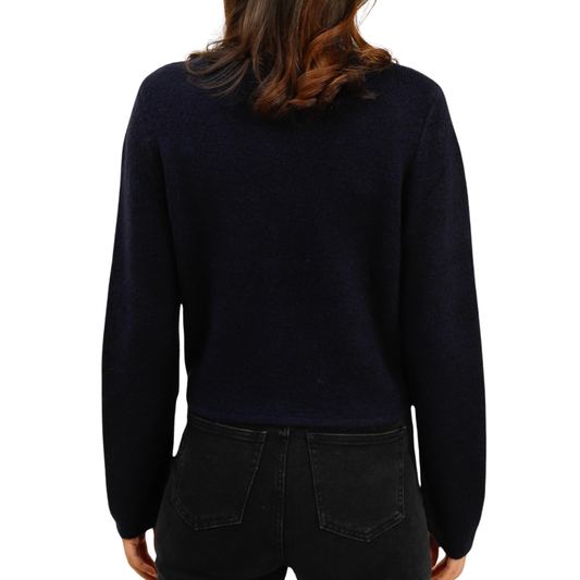 MILA VECK KNITTED CARDIGAN NAVY