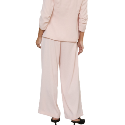 PLEATED WIDE LEG PANTS BLUSH PINK