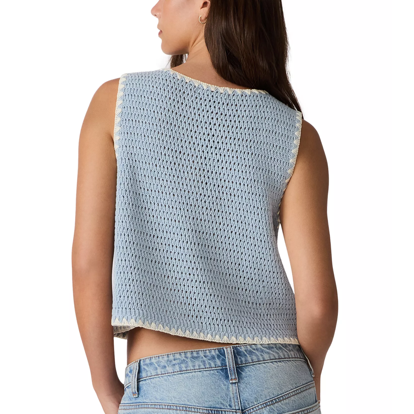 ANNYA SWEATER VEST BLUE