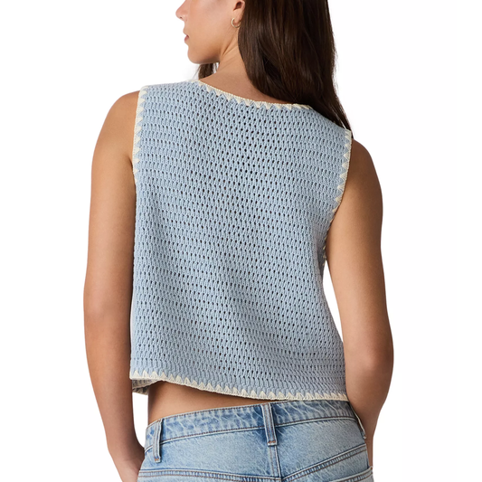 ANNYA SWEATER VEST BLUE