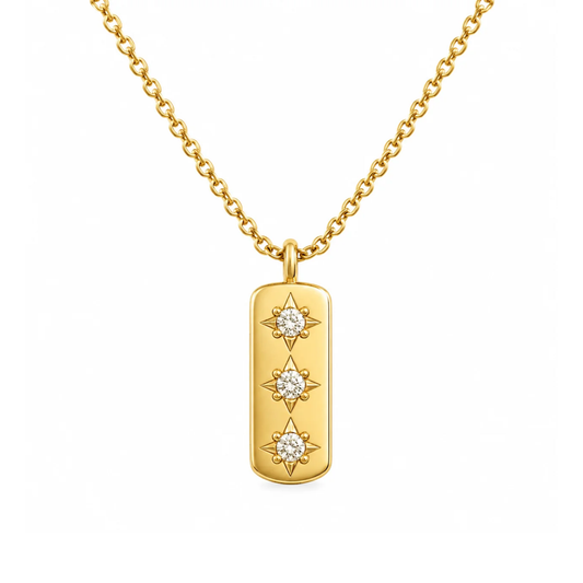 COVEN NORTH STAR TAG PENDANT
