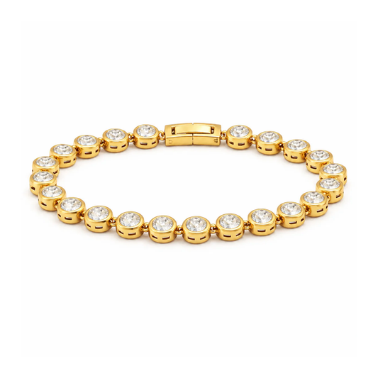 CAELLA BEZEL TENNIS BRACELET