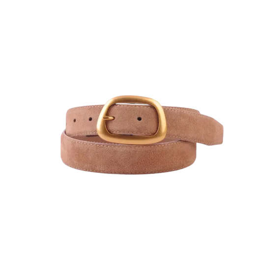 SUEDE BELT CAMEL