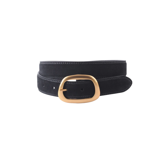 SUEDE BELT BLACK