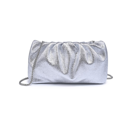 FANCY CLUTCH SILVER