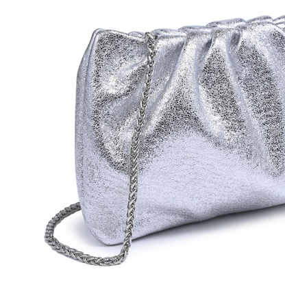 FANCY CLUTCH SILVER