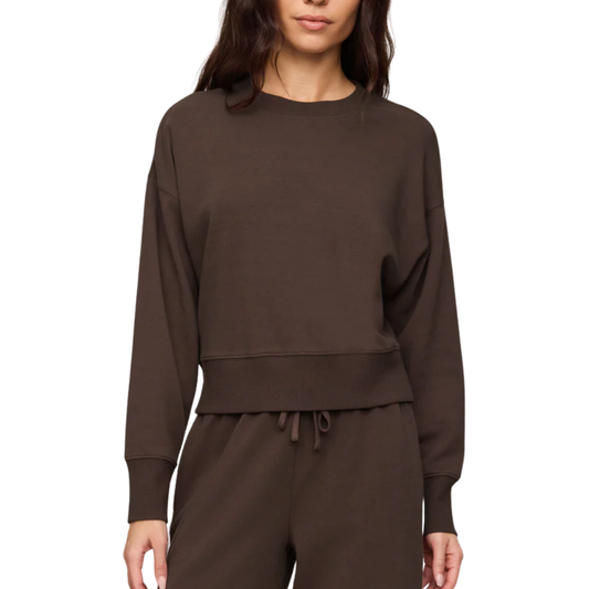COMEBACK SWEATSHIRT DARK CHOCOLATE