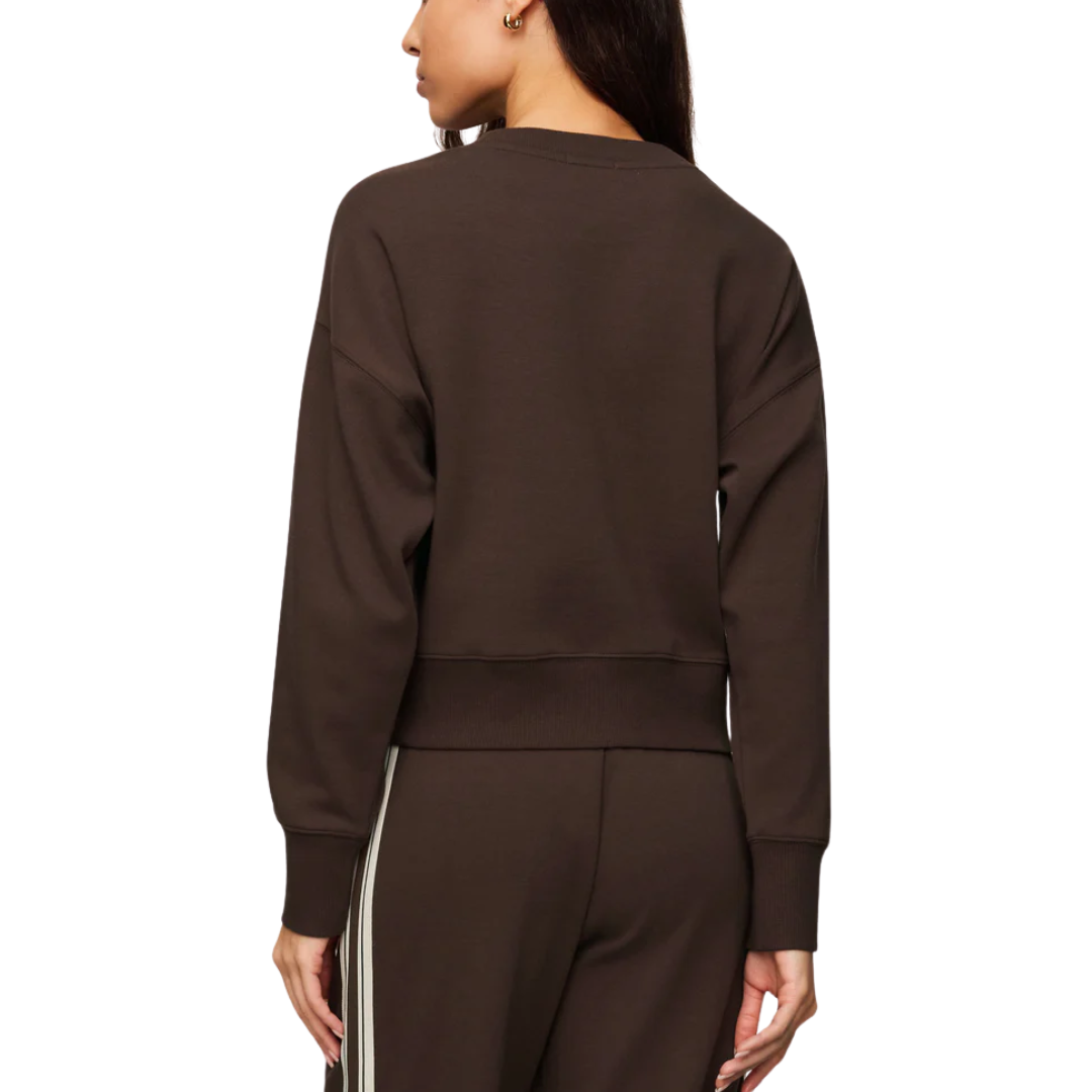 COMEBACK SWEATSHIRT DARK CHOCOLATE