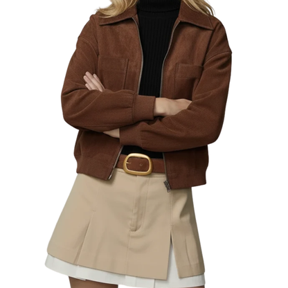SUEDE BELT CARAMEL