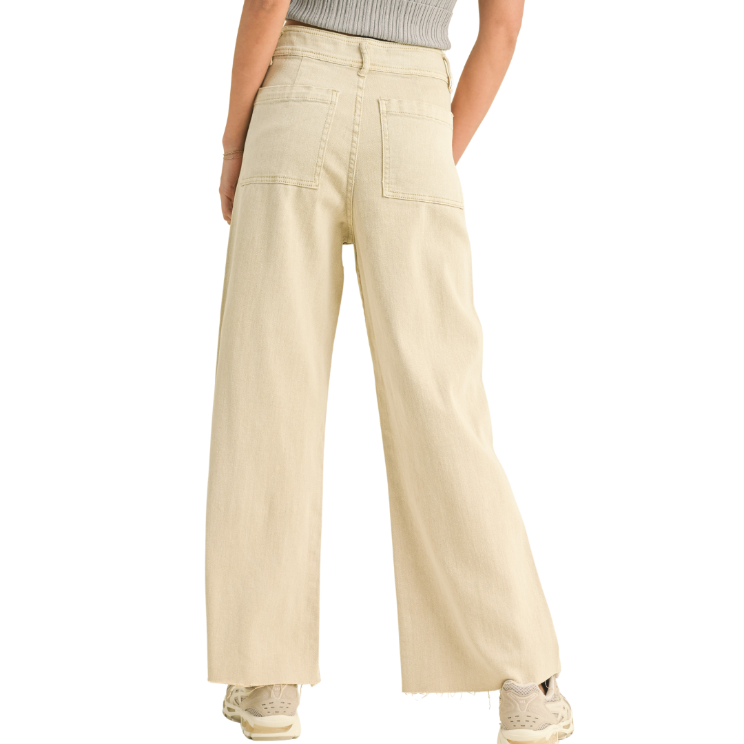 JOSIE WIDE LEG PANT BEIGE