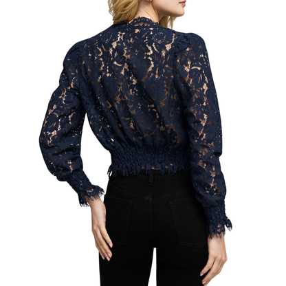 KAIRI LACE BLOUSE PEACOCK