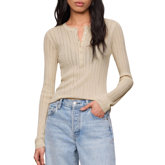 ROWENA FINE KNIT SWEATER SANDSTONE