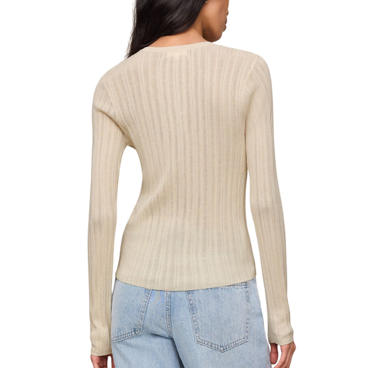ROWENA FINE KNIT SWEATER SANDSTONE