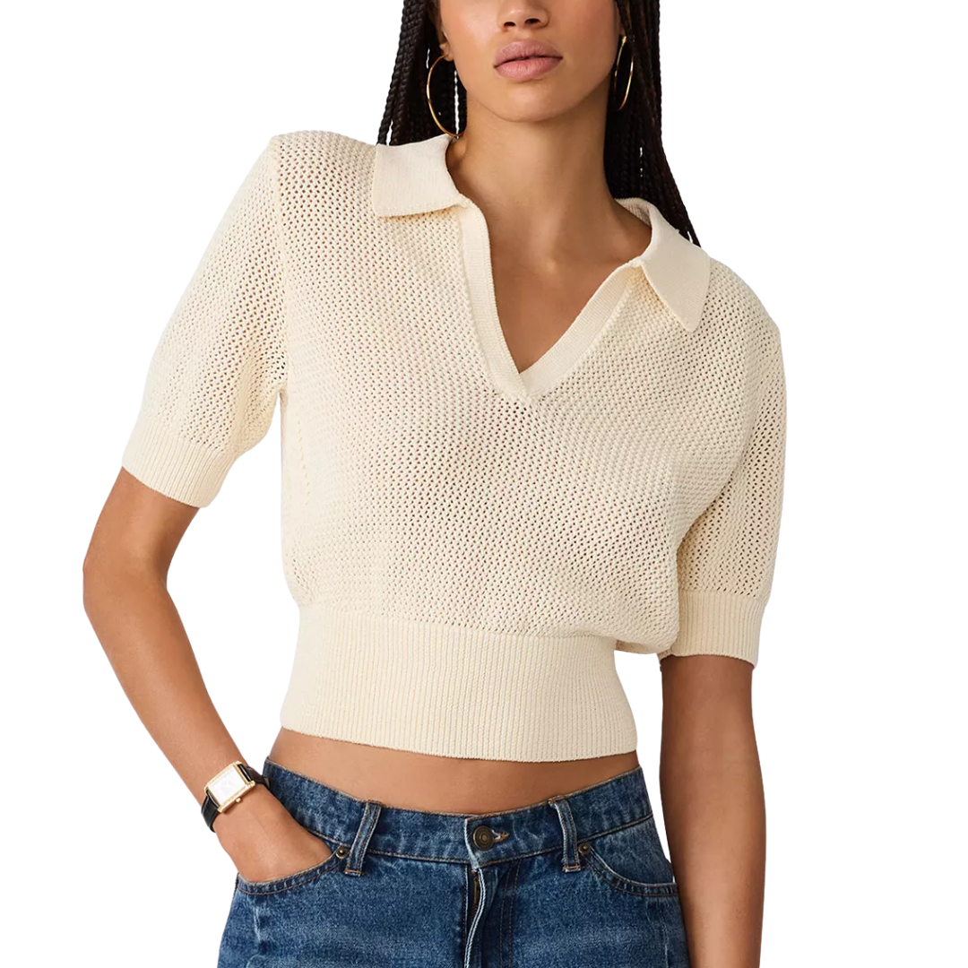 LARK SWEATER TOP CREAM