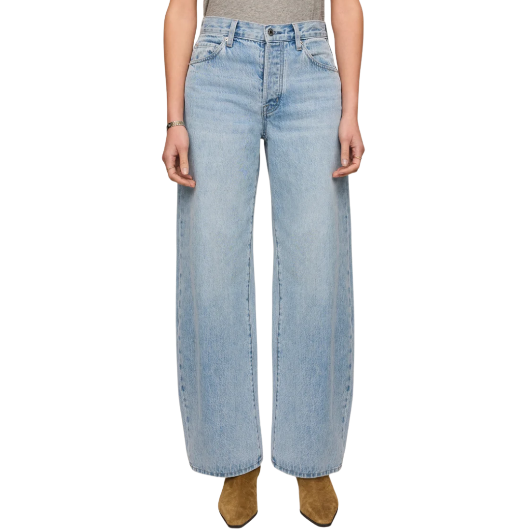 SHOW OFF HIGH RISE BOWED INDIGO BLOOM