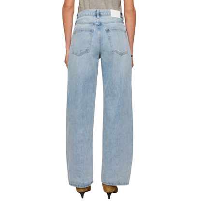 SHOW OFF HIGH RISE BOWED INDIGO BLOOM
