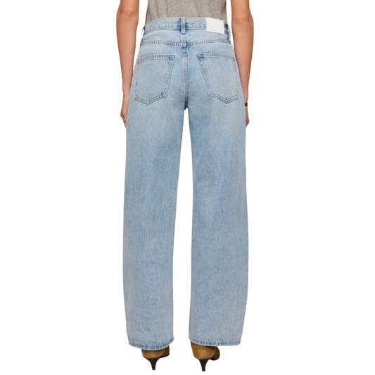 SHOW OFF HIGH RISE BOWED INDIGO BLOOM