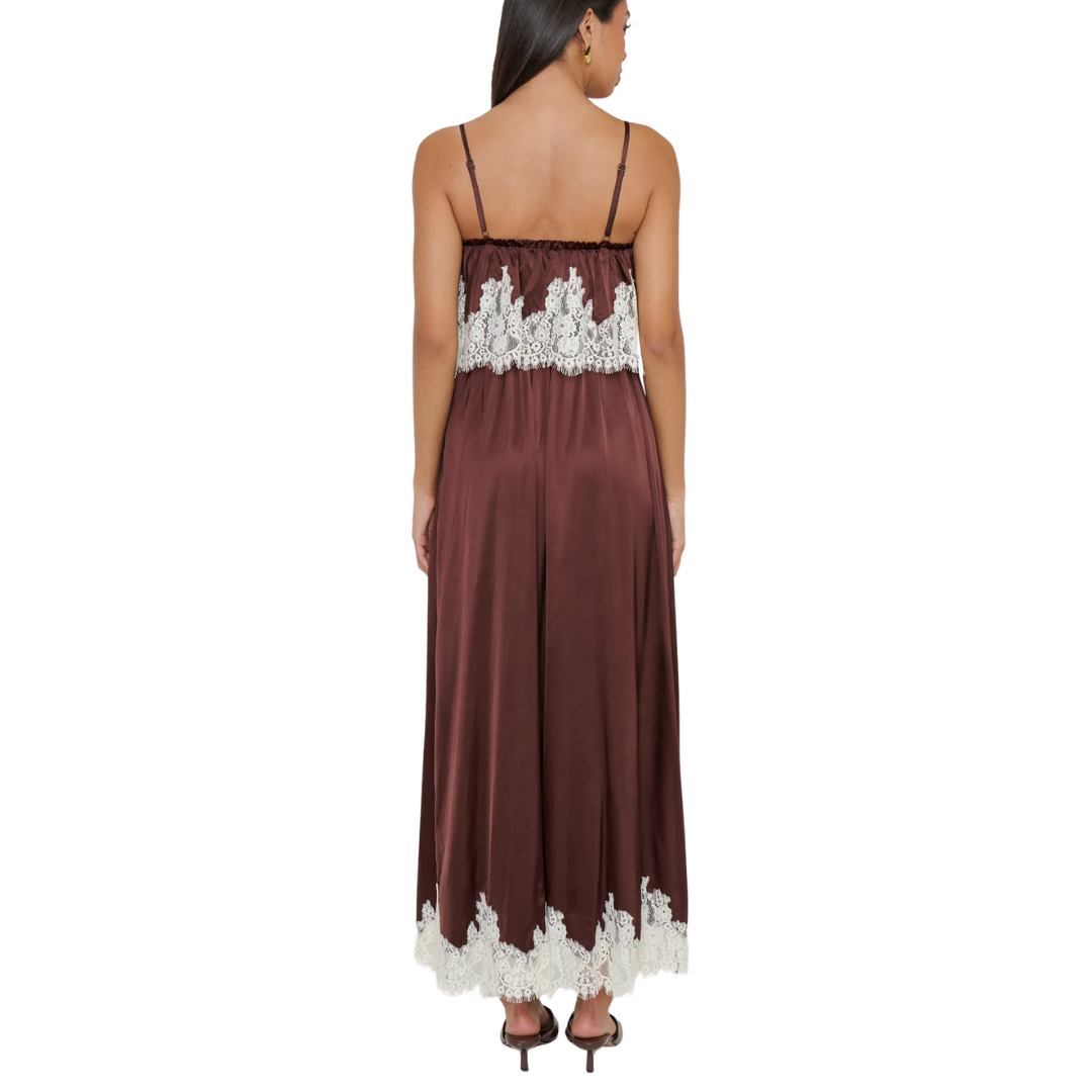 EMMYLOU MAXI DRESS CHOCOLATE