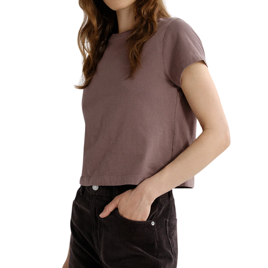 ADINE SHRUNKEN TEE MAUVINE