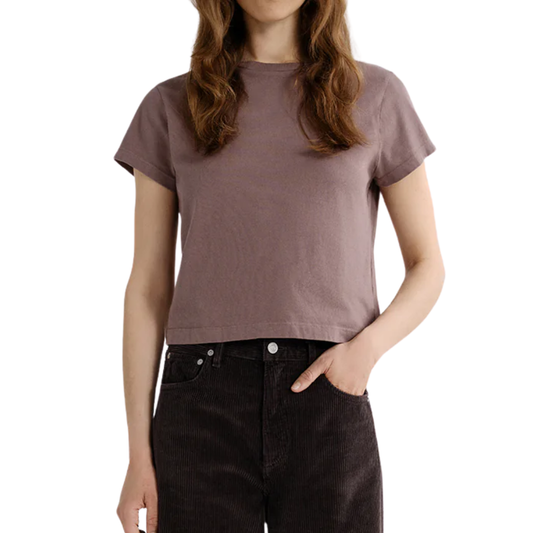 ADINE SHRUNKEN TEE MAUVINE