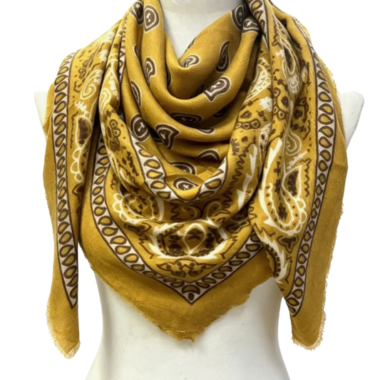 JULIETTE BANDANA SCARF YELLOW