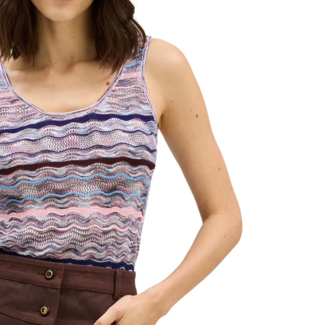 BIANCA TANK BLUE/PINK