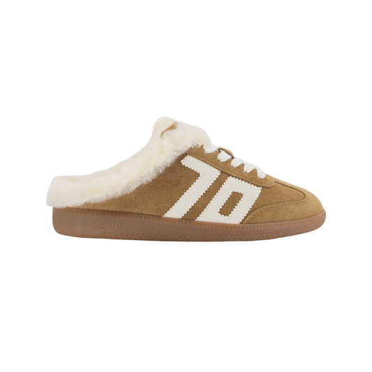 EASTER FUR SLIP ON SNEAKER TOBACCO