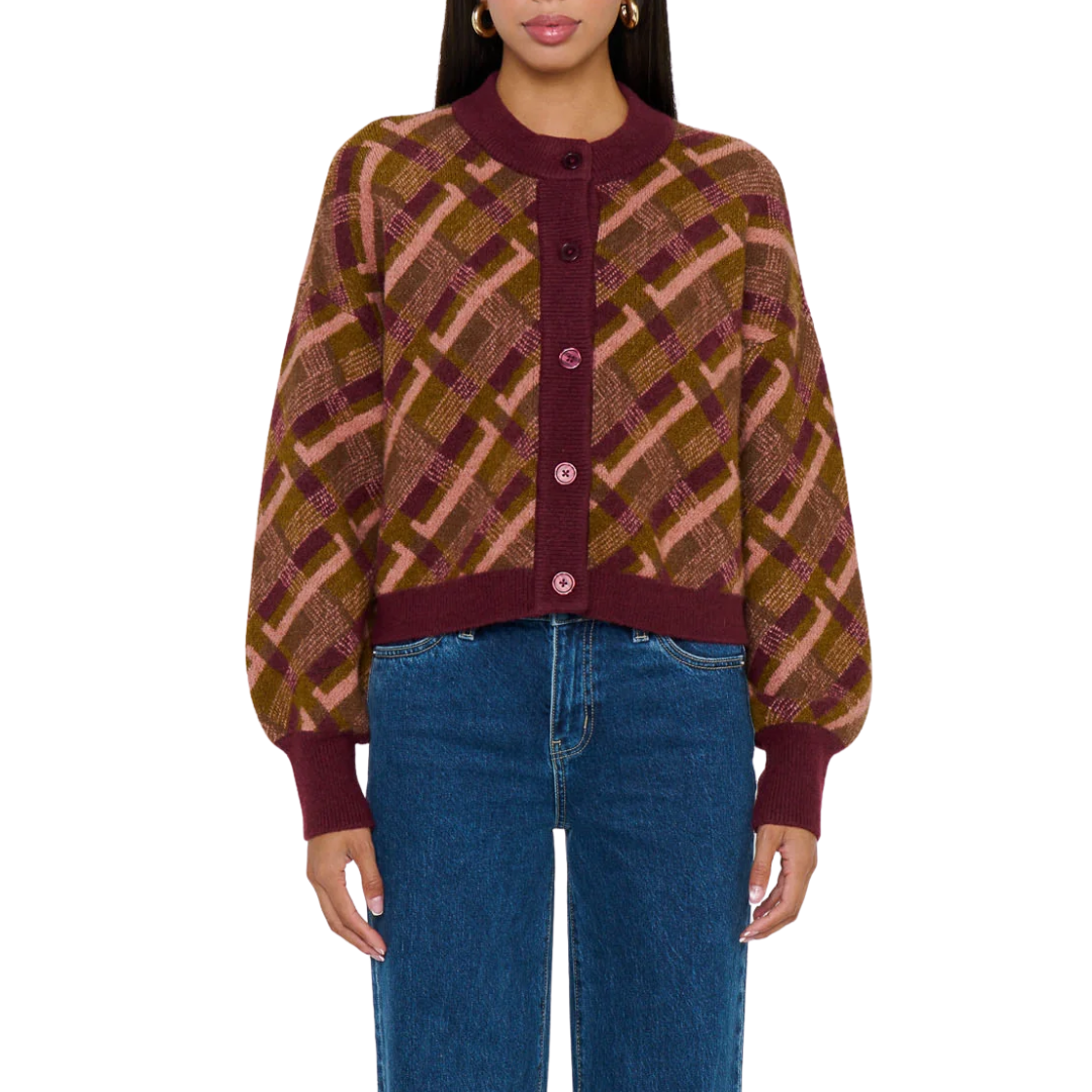 HOLLAND CARDIGAN PLAID