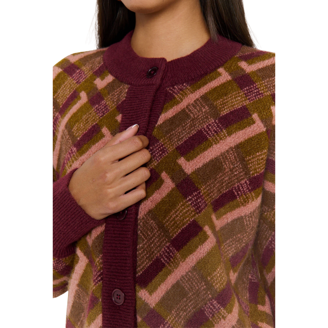 HOLLAND CARDIGAN PLAID